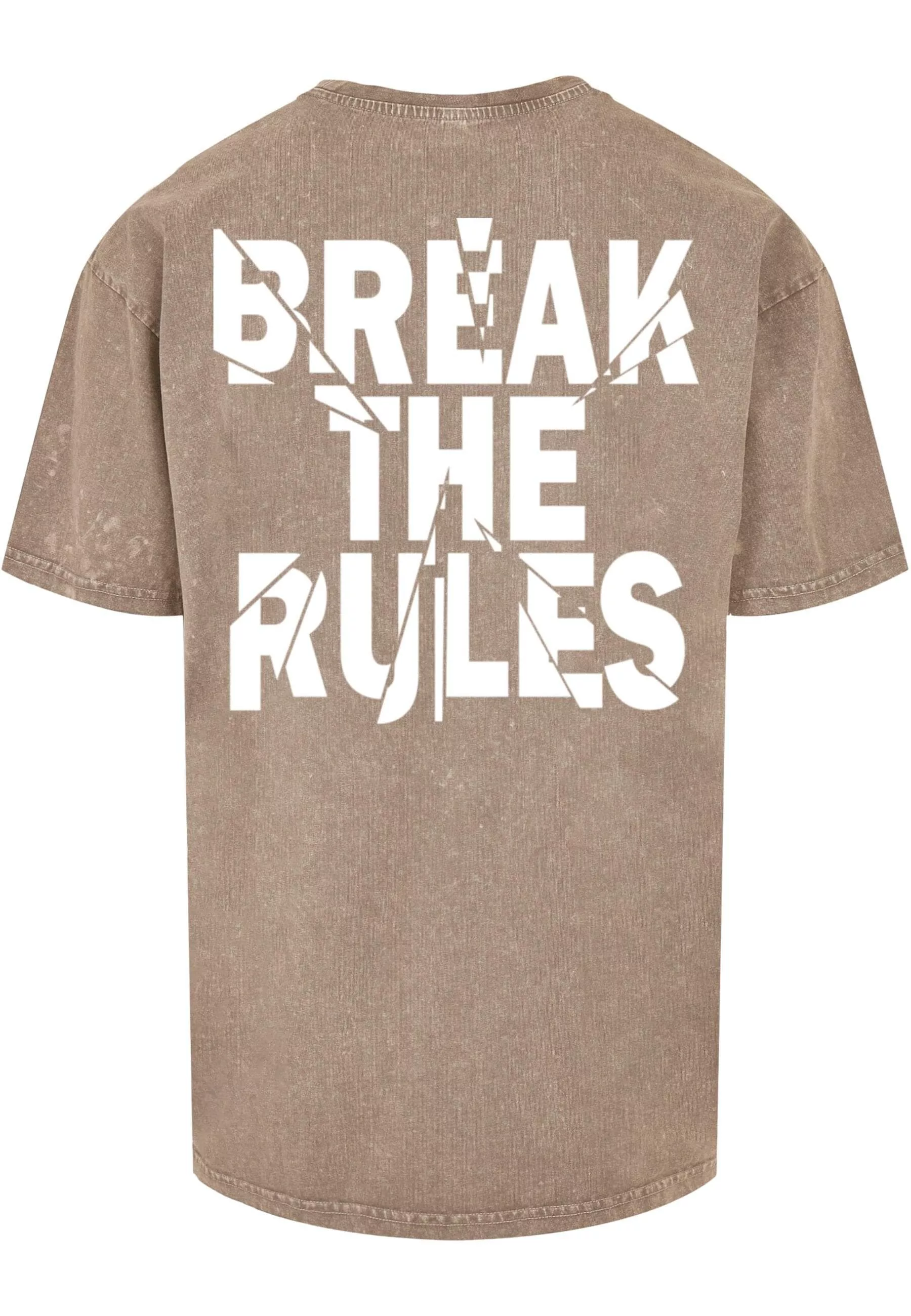 Merchcode T-Shirt "Merchcode Herren Break The Rules 2 Acid Washed Oversize günstig online kaufen