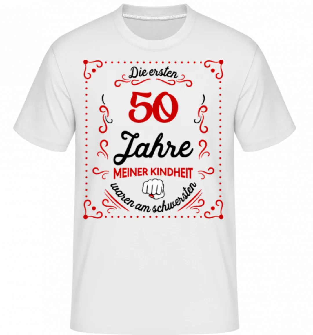 Die Ersten 50 Jahre · Shirtinator Männer T-Shirt günstig online kaufen