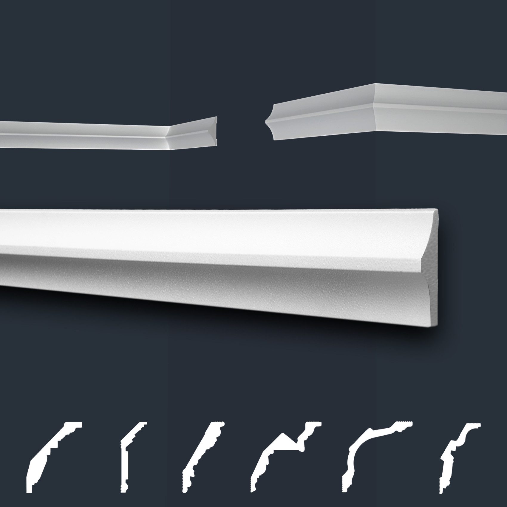 marbet design Stuckleiste B-42, 50 Meter, günstig online kaufen