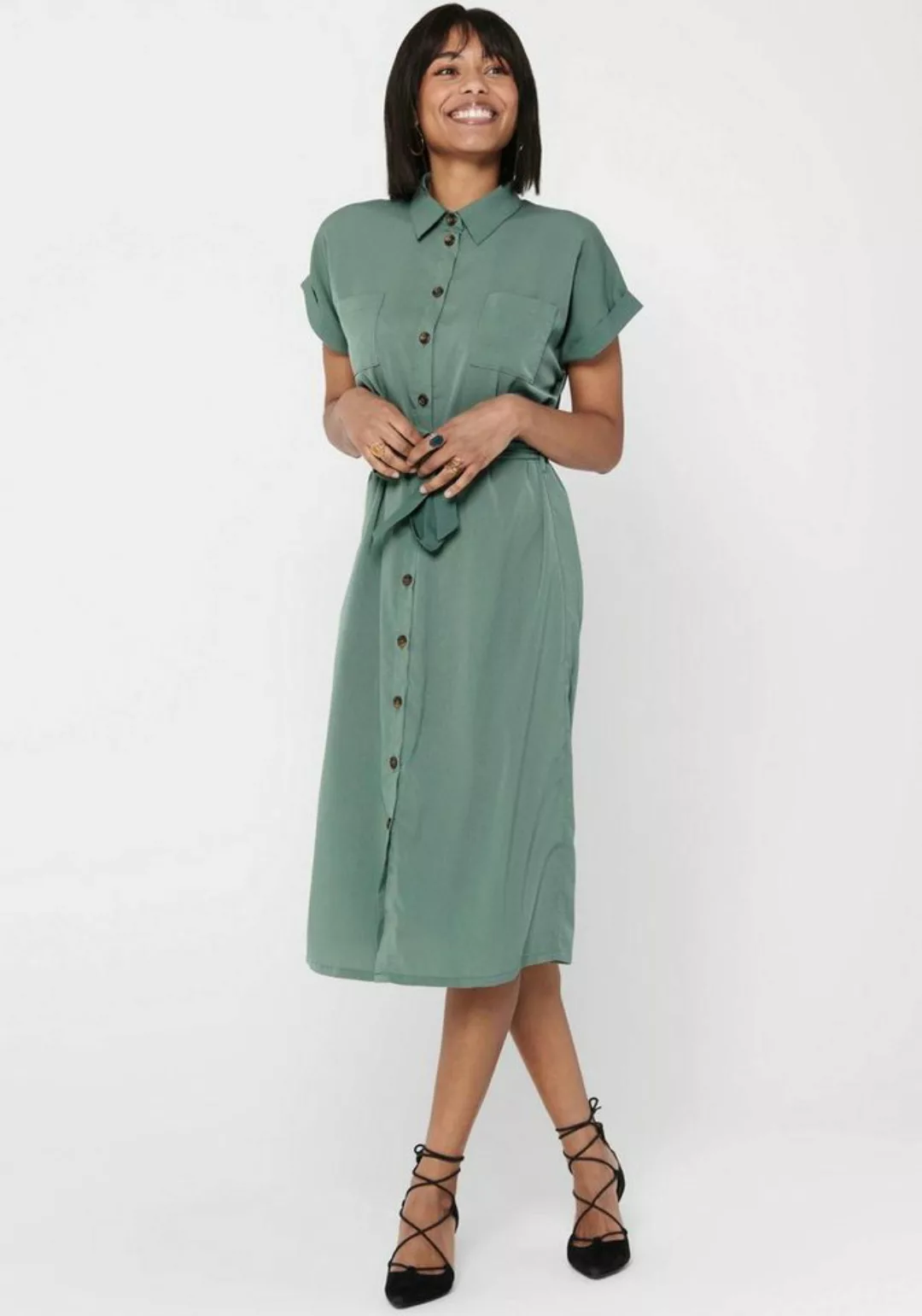 ONLY Hemdblusenkleid ONLHANNOVER S/S SHIRT DRESS NOOS WVN günstig online kaufen