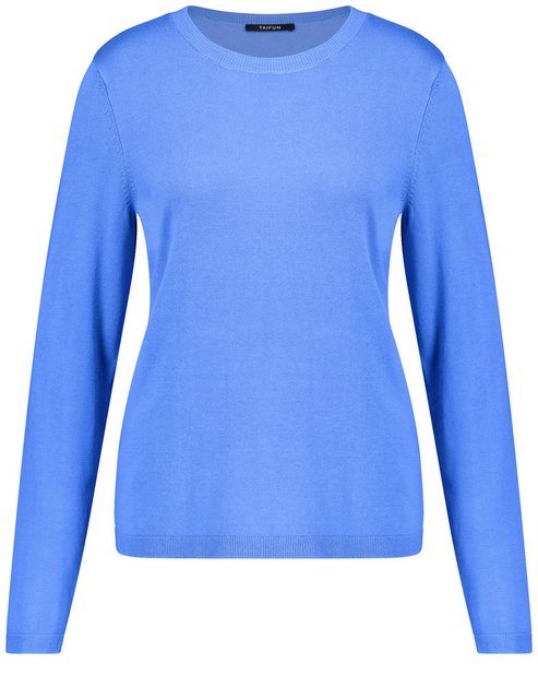 Taifun Rundhalspullover Basic Pullover aus Feinstrick günstig online kaufen