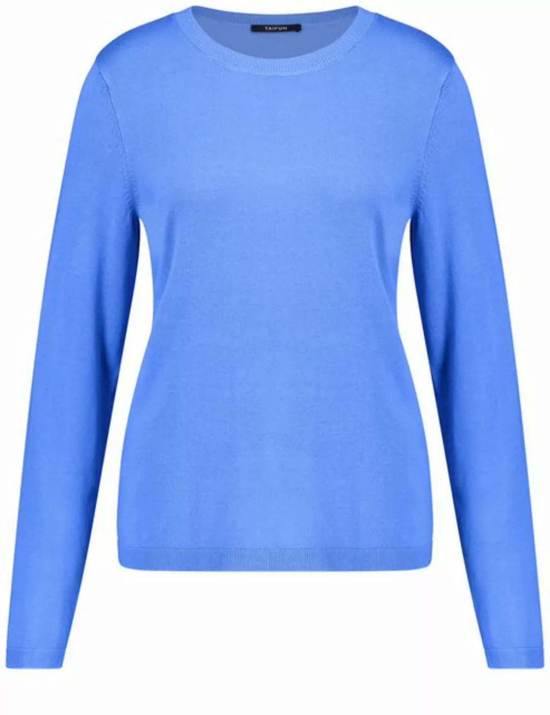 Taifun Rundhalspullover Basic Pullover aus Feinstrick günstig online kaufen