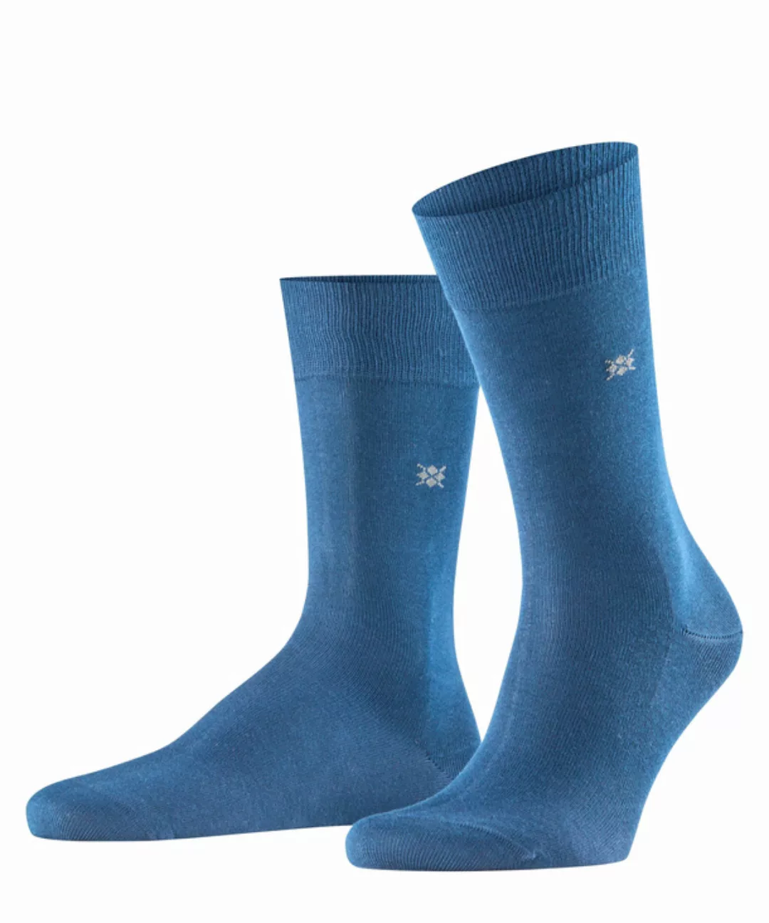 Burlington Dublin Herren Socken, 40-46, Blau, Uni, Baumwolle, 21015-605102 günstig online kaufen
