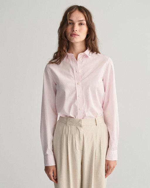 Gant Hemdbluse REG POPLIN STRIPED SHIRT mit einer kleinen Logostickerei auf günstig online kaufen