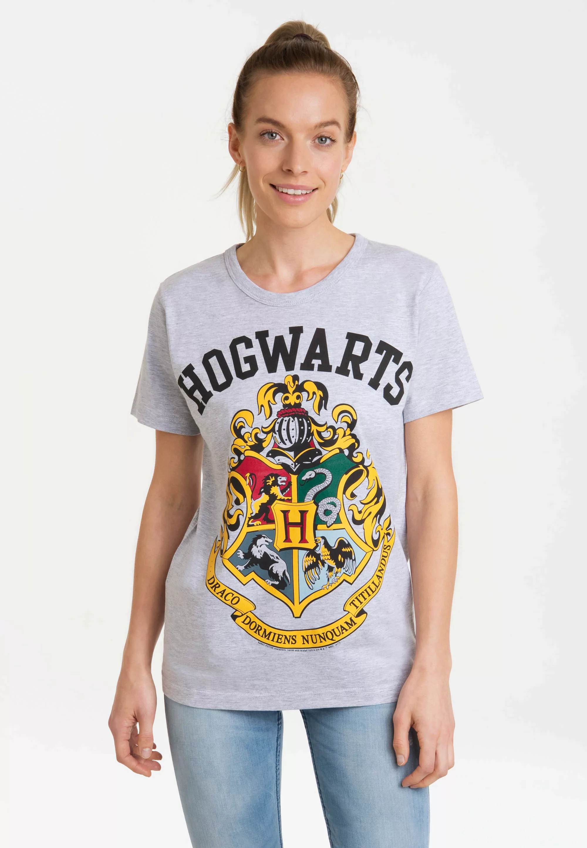 LOGOSHIRT T-Shirt "Harry Potter - Hogwarts" günstig online kaufen