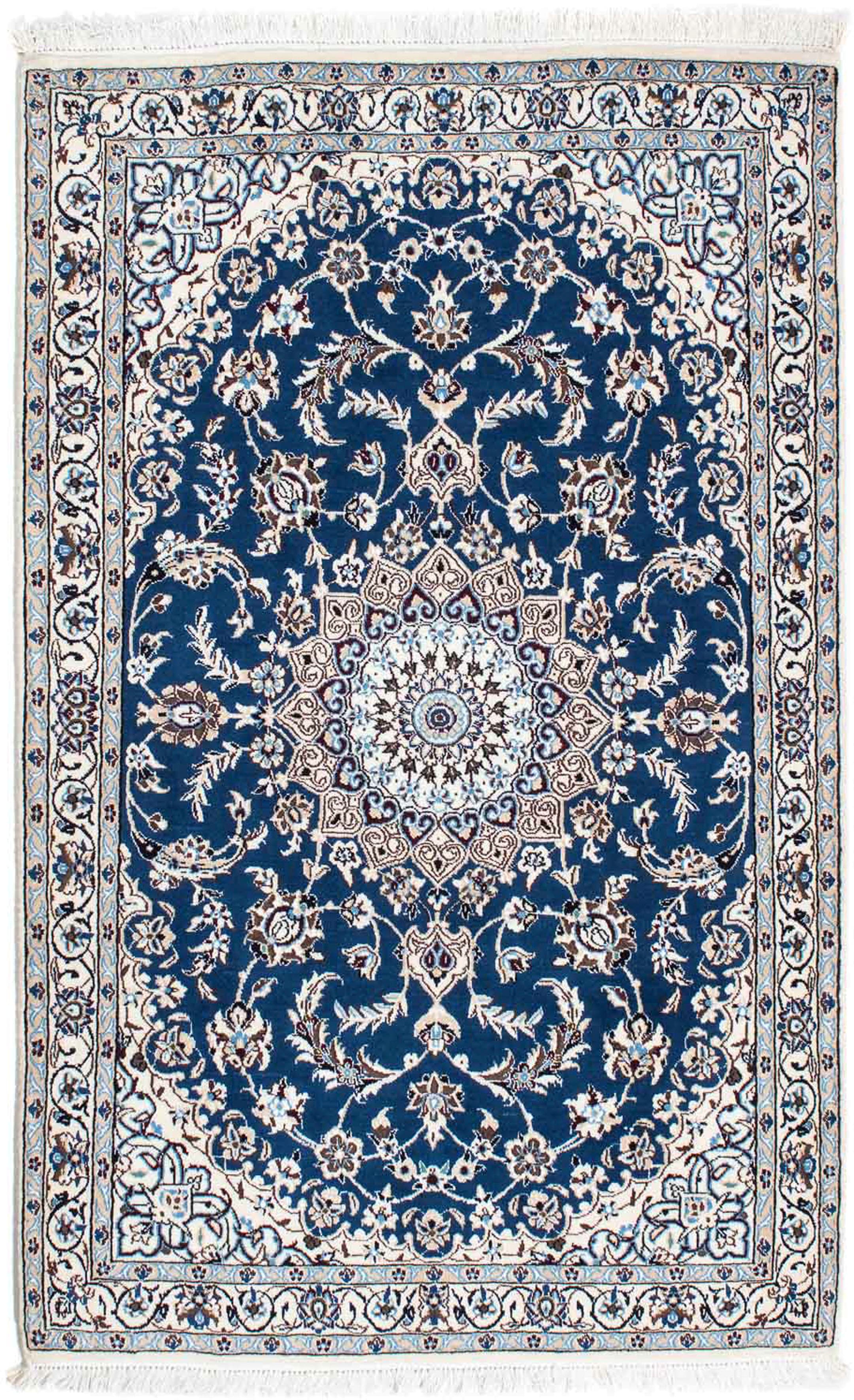 morgenland Orientteppich »Perser - Nain - Royal - 176 x 113 cm - blau«, rec günstig online kaufen