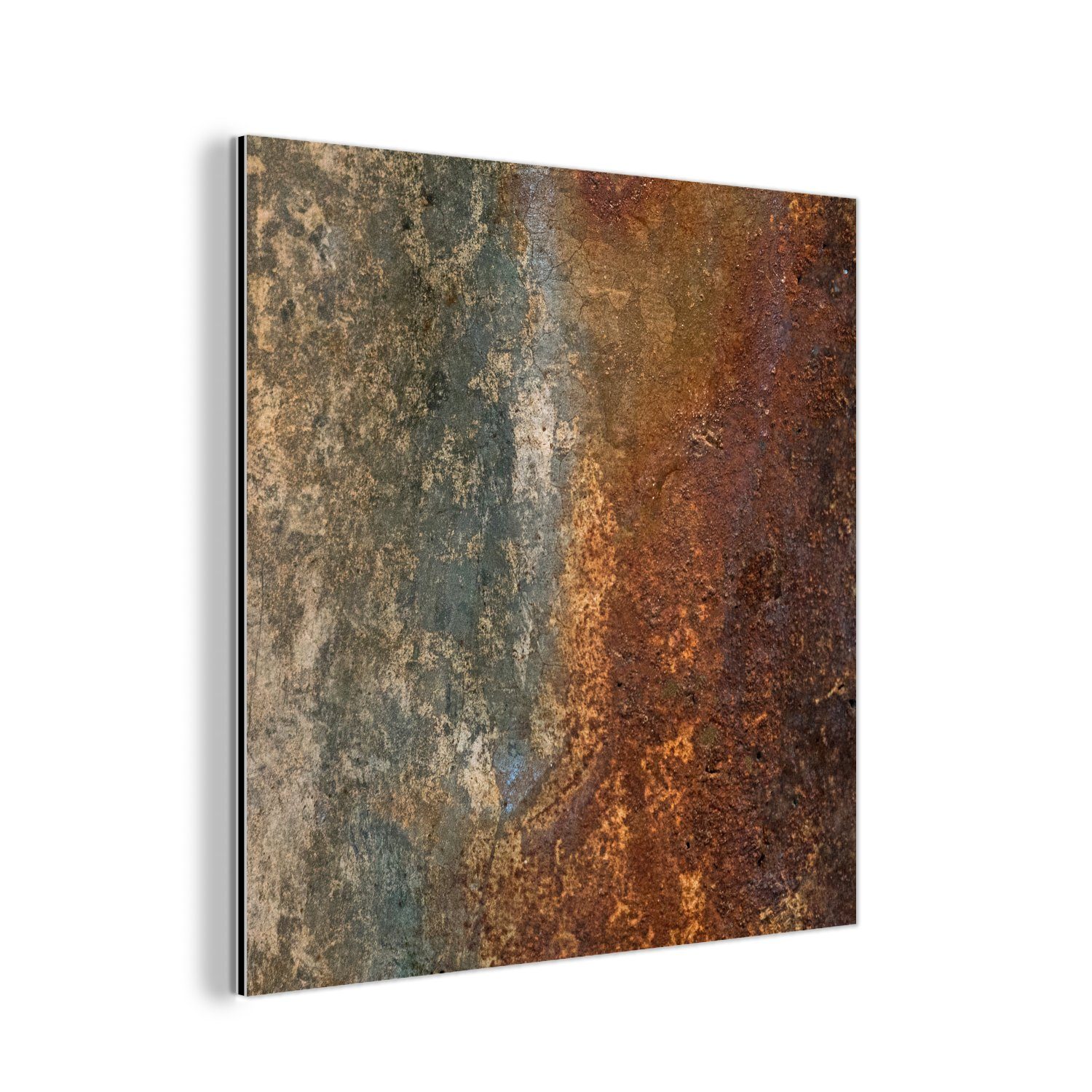 MuchoWow Metallbild Stahl - Rost - günstig online kaufen