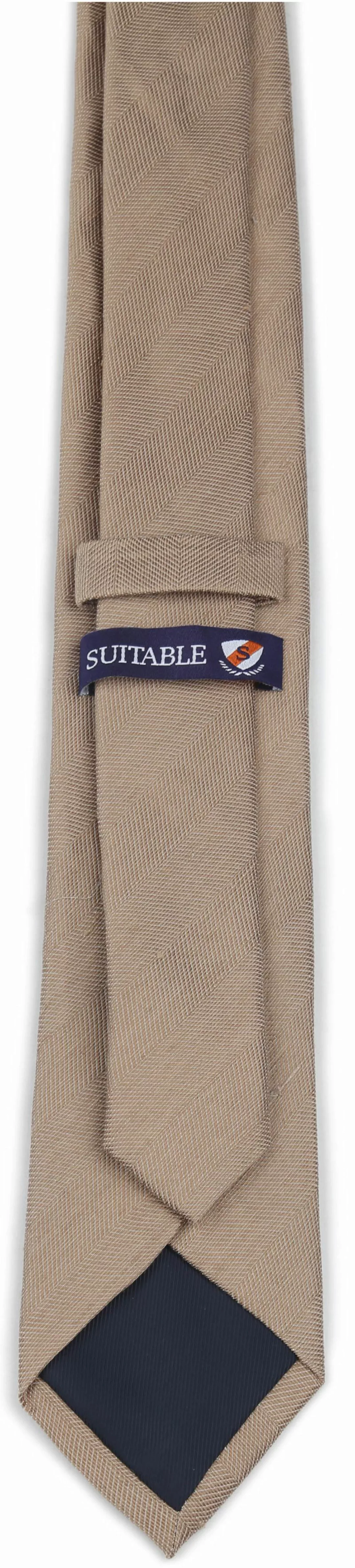 Suitable Leinen Seide Krawatte Beige - günstig online kaufen
