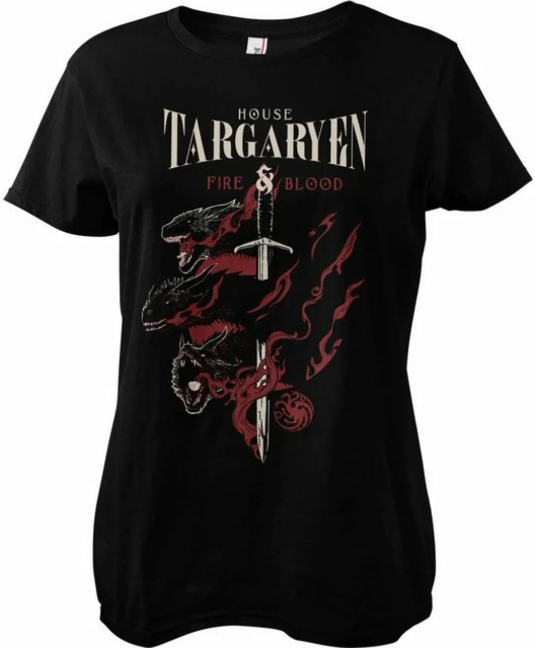 Game of Thrones T-Shirt House Targaryen Girly Tee günstig online kaufen