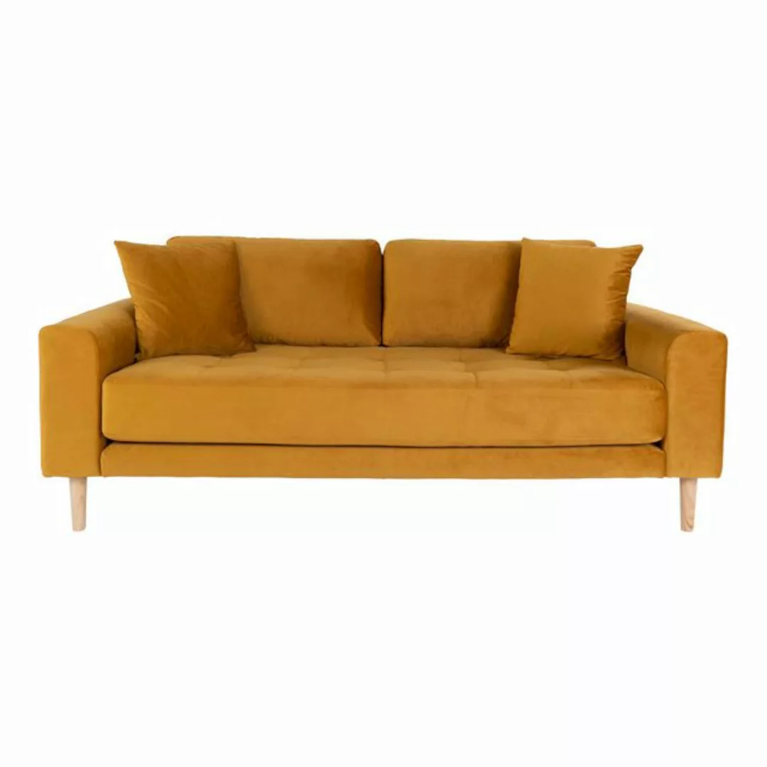 ebuy24 Sofa Lido Sofa 2,5 Pers. velour inkl. 2 dekorative Kiss günstig online kaufen