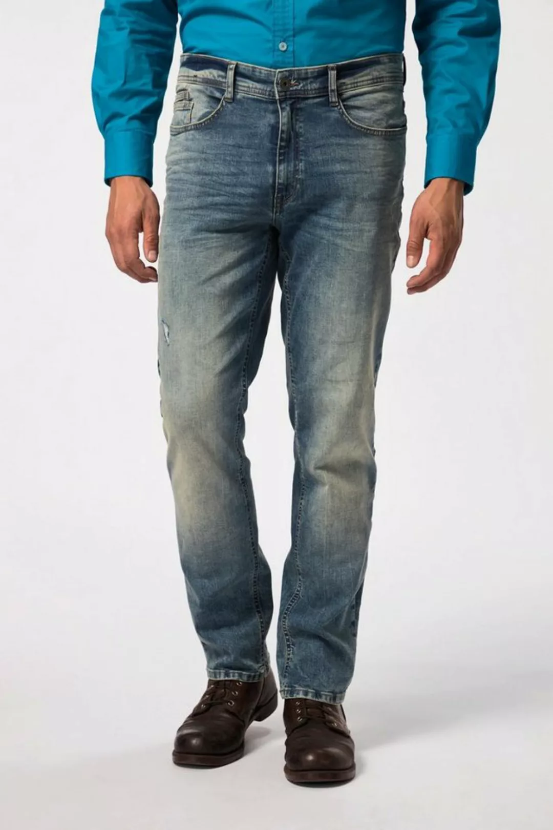 JP1880 5-Pocket-Jeans Jeans FLEXNAMIC® Denim Bauchfit Straight Fit günstig online kaufen