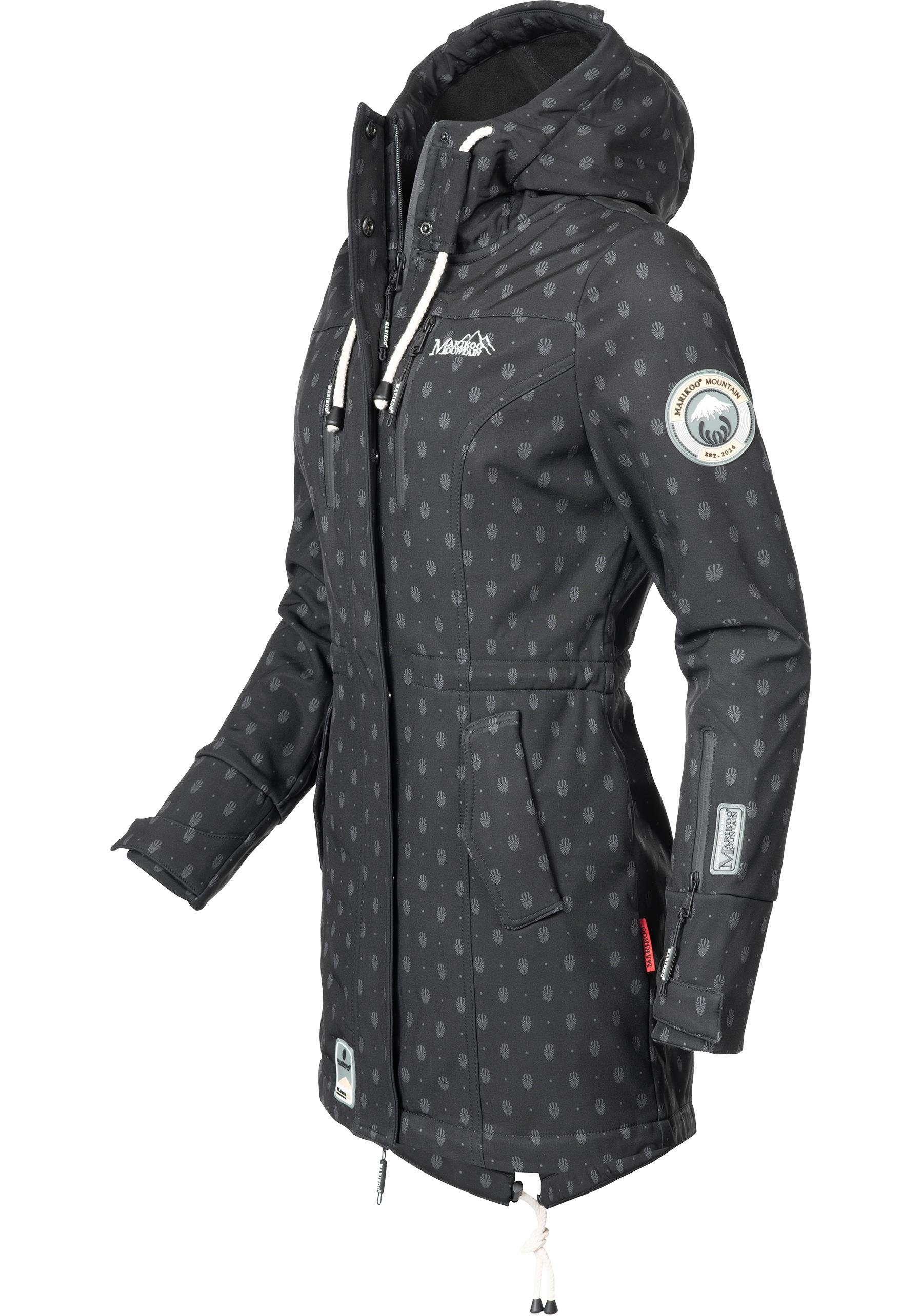 Marikoo Funktionsmantel Zimtzicke Wasserdichter Softshell Parka günstig online kaufen