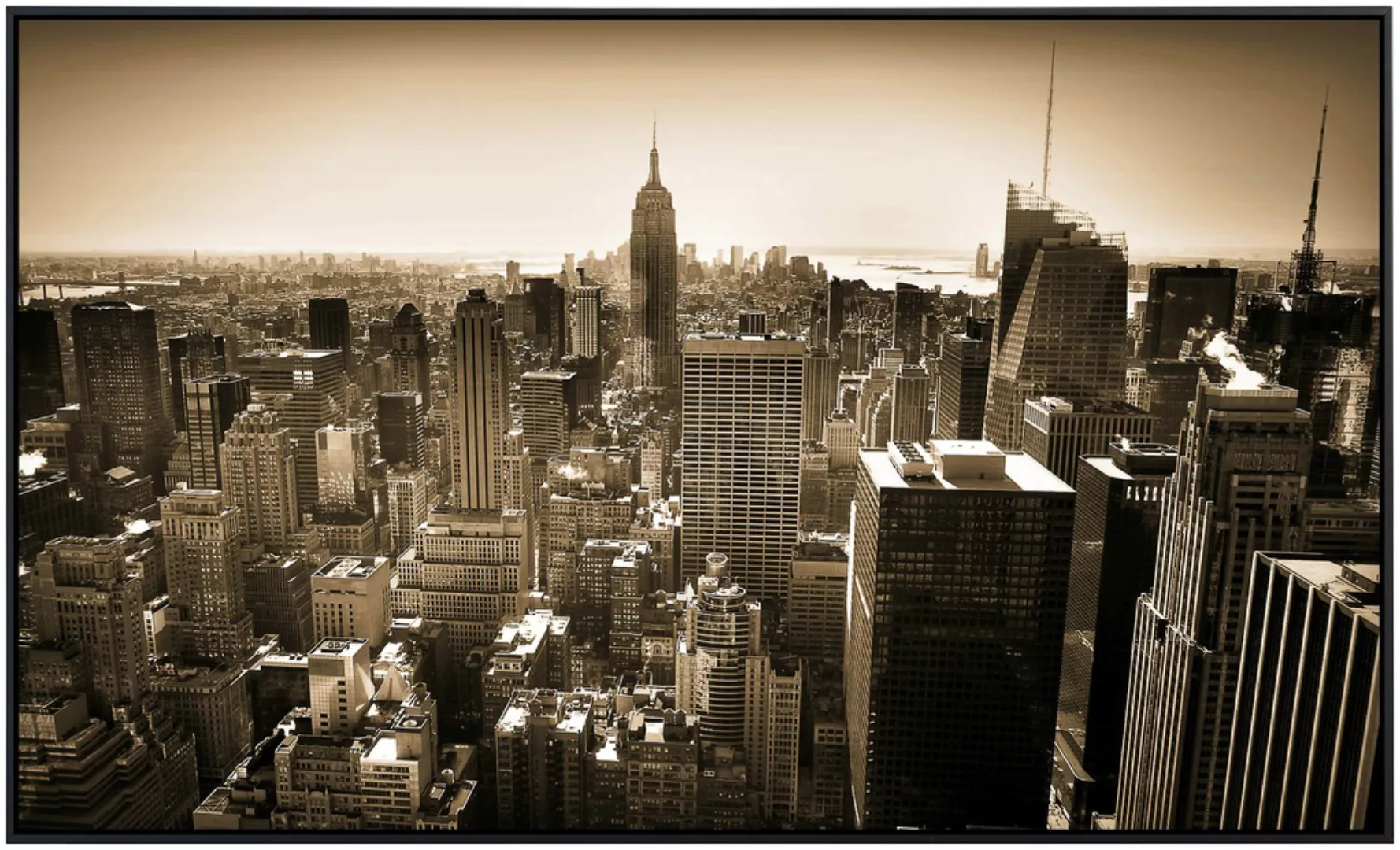 Papermoon Infrarotheizung »New York Sepia«, sehr angenehme Strahlungswärme günstig online kaufen