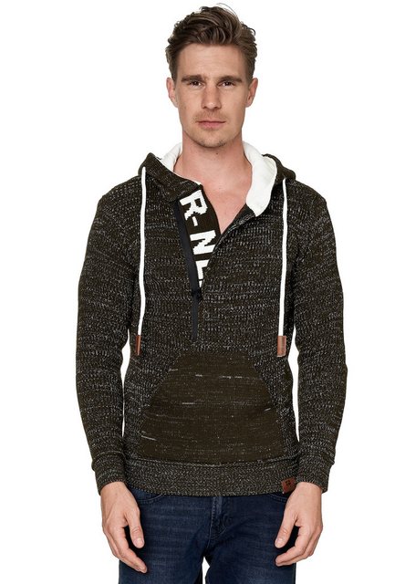 Rusty Neal Kapuzensweatshirt mit stylischem Ausschnitt günstig online kaufen