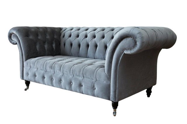 Xlmoebel Sofa Neues Zweisitzer-Sofa im klassischen Chesterfield-Stil aus Le günstig online kaufen