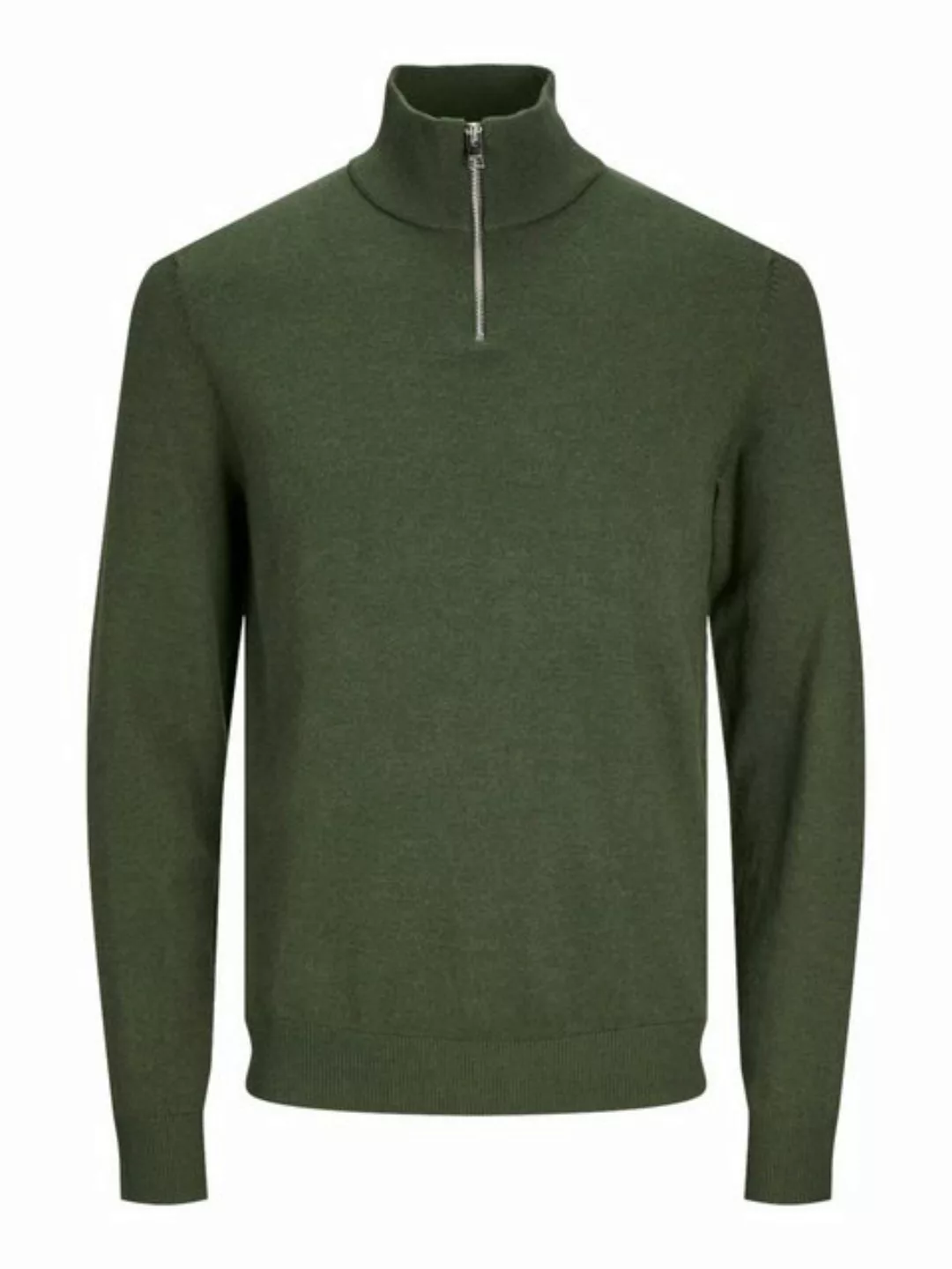 Jack & Jones Troyer "JJEEMIL KNIT HALF ZIP NOOS", mit Rippbündchen günstig online kaufen