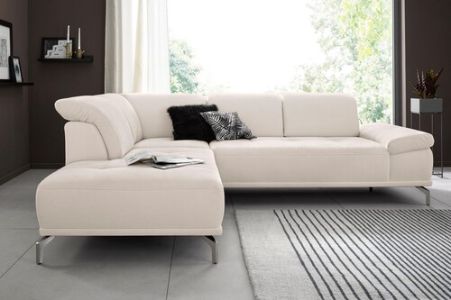 Places of Style Ecksofa »Caluna«, Inkl.Sitztiefenverstellung, wahlweise mit günstig online kaufen