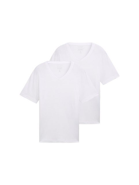 TOM TAILOR T-Shirt double pack v-neck t günstig online kaufen