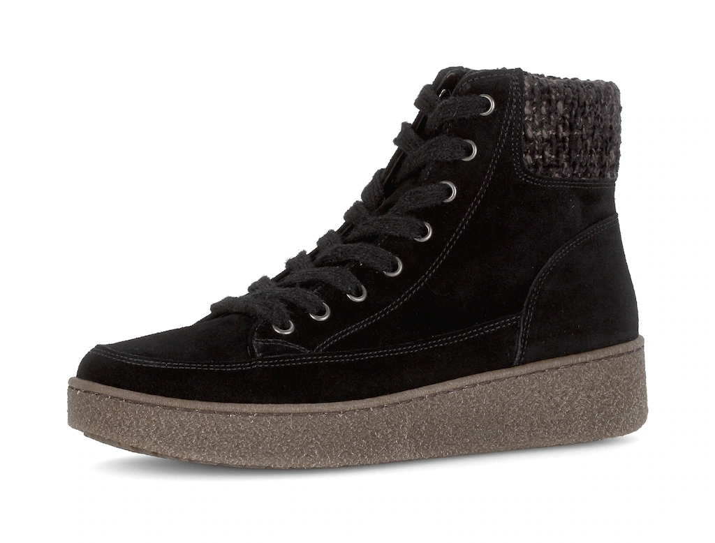 Gabor Schnürboots "DAVOS", Plateau, Schnürstiefelette in Komfortweite H (= günstig online kaufen