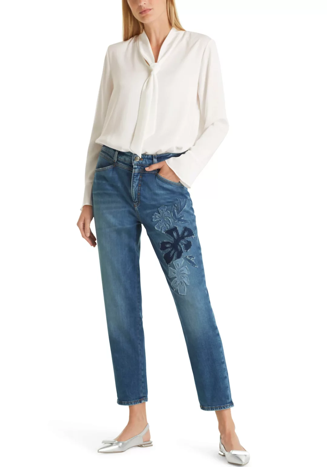 Marc Cain 7/8-Jeans ""Pants Leo Jungle" Premium Damenmode", "Rethink Togeth günstig online kaufen