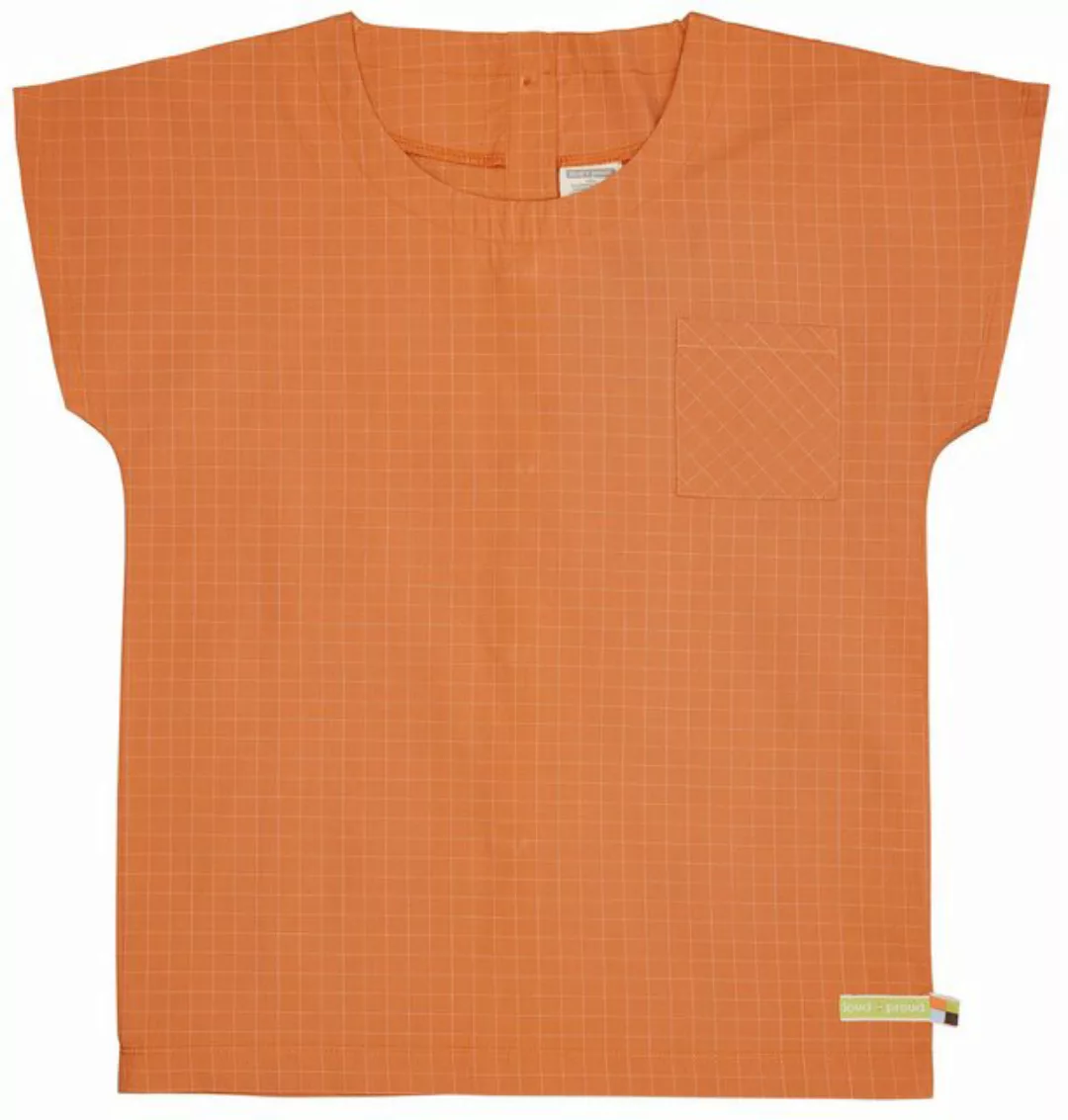 loud + proud T-Shirt, Bluse mit feinem Karo Biobaumwolle, GOTS günstig online kaufen