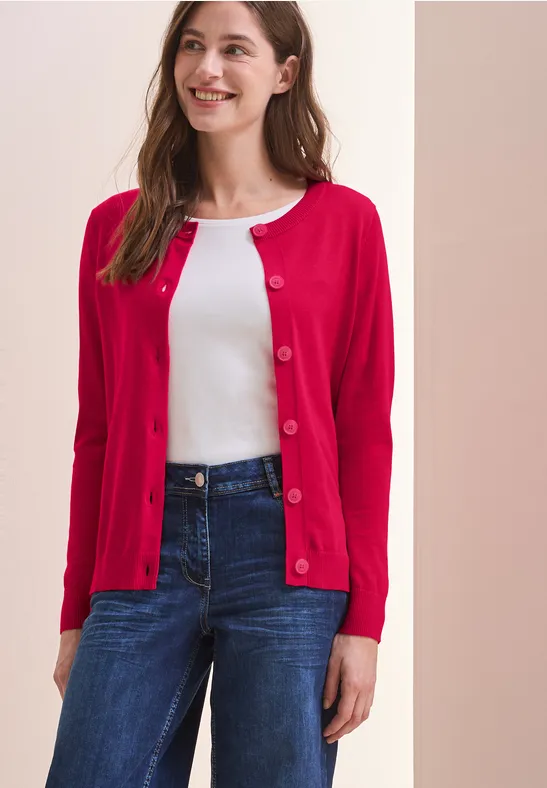 Cardigan mit Knopfleiste günstig online kaufen