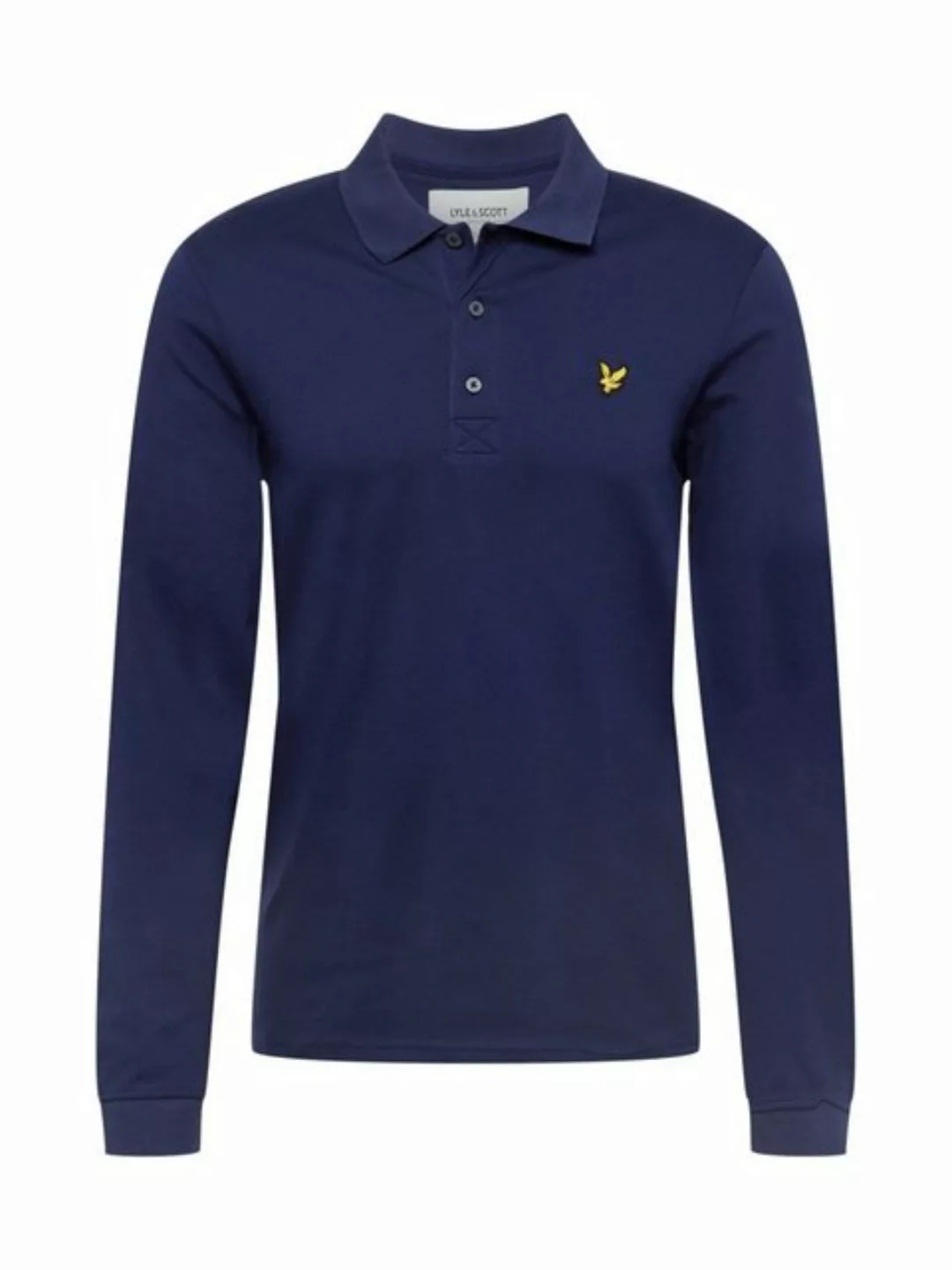 Lyle and Scott Longsleeve Polo Grau - Größe M günstig online kaufen