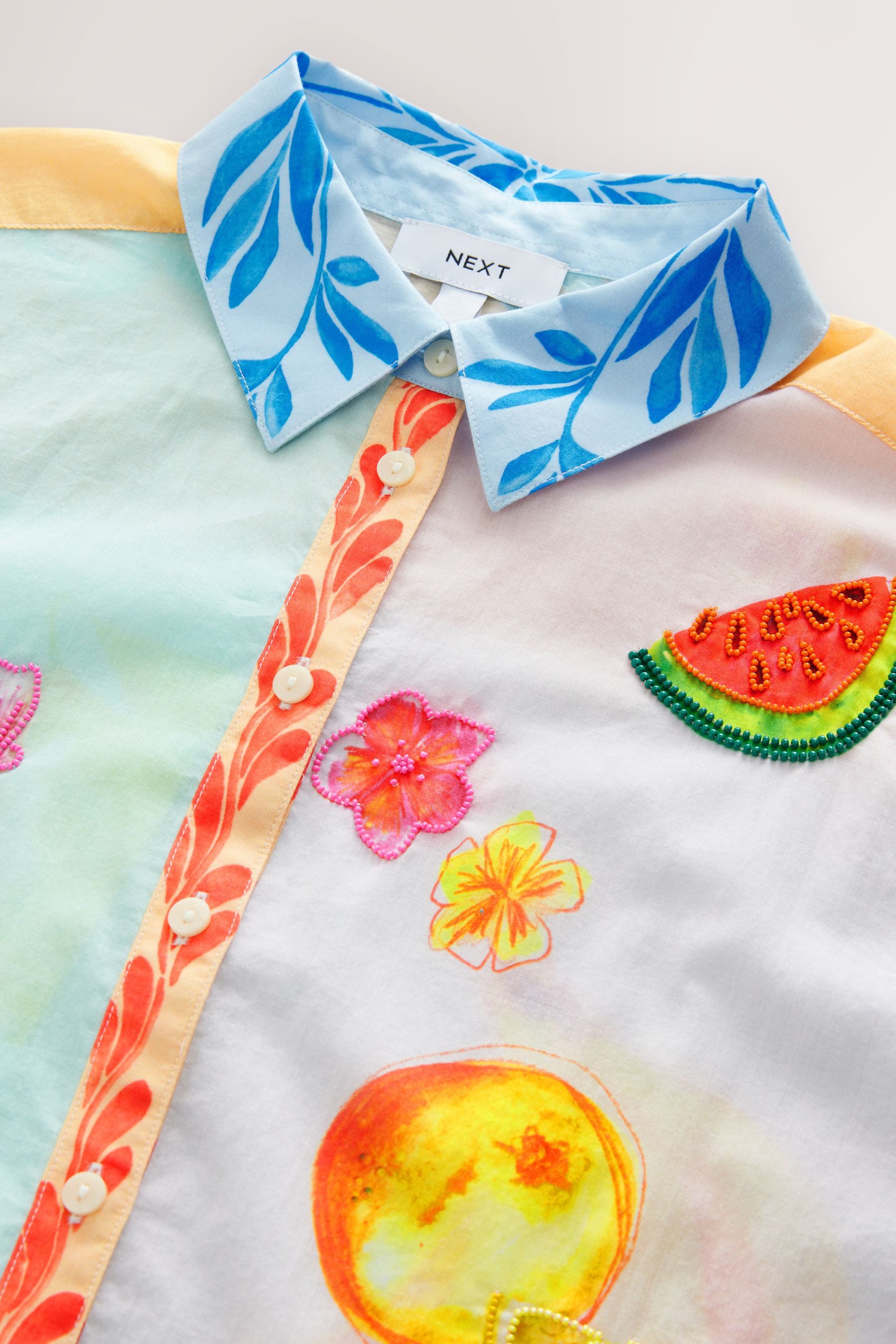 Next Langarmhemd Leichte Strandbluse aus 100 % günstig online kaufen
