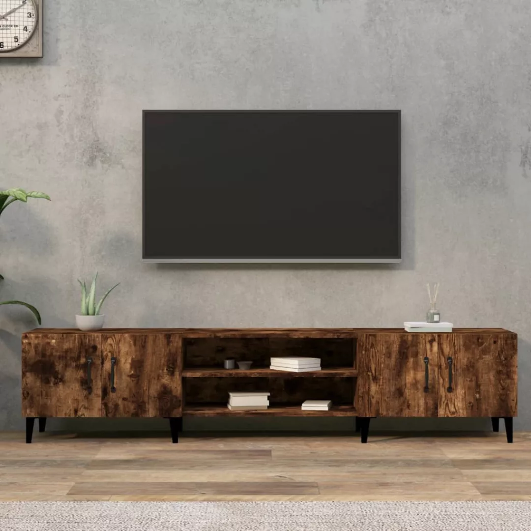 Vidaxl Tv-schrank Räuchereiche 180x31,5x40 Cm Holzwerkstoff günstig online kaufen