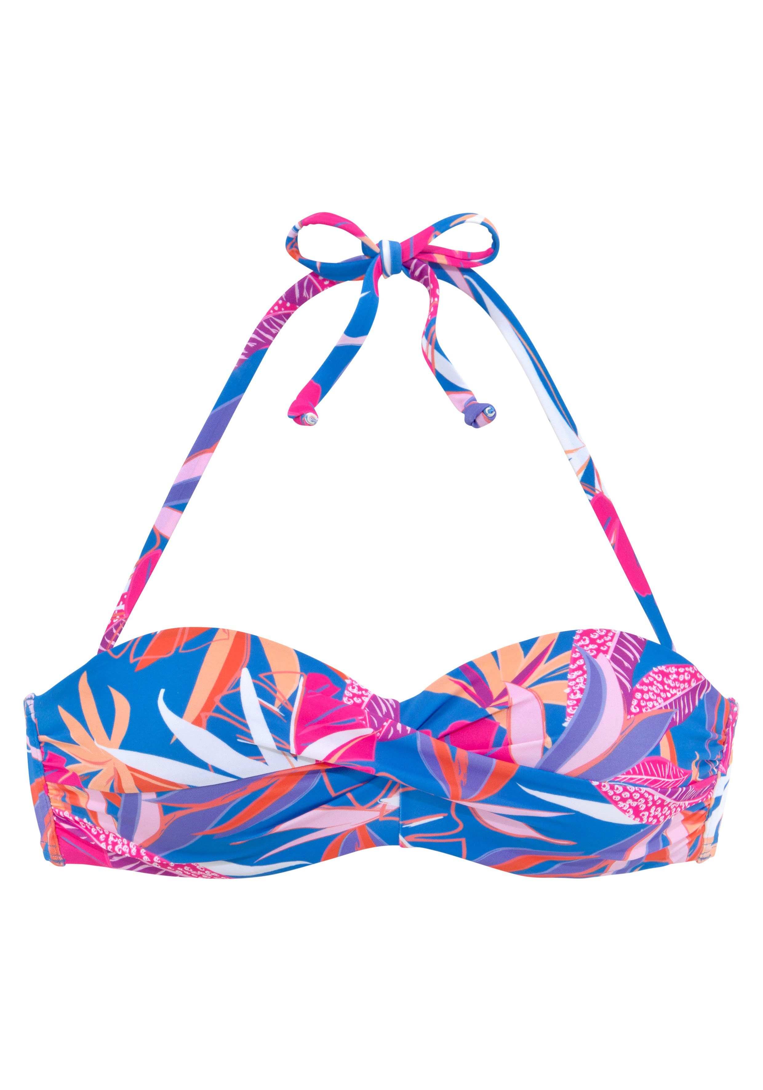 Buffalo Bügel-Bandeau-Bikini-Top Soleil, mit gedrehter Optik günstig online kaufen