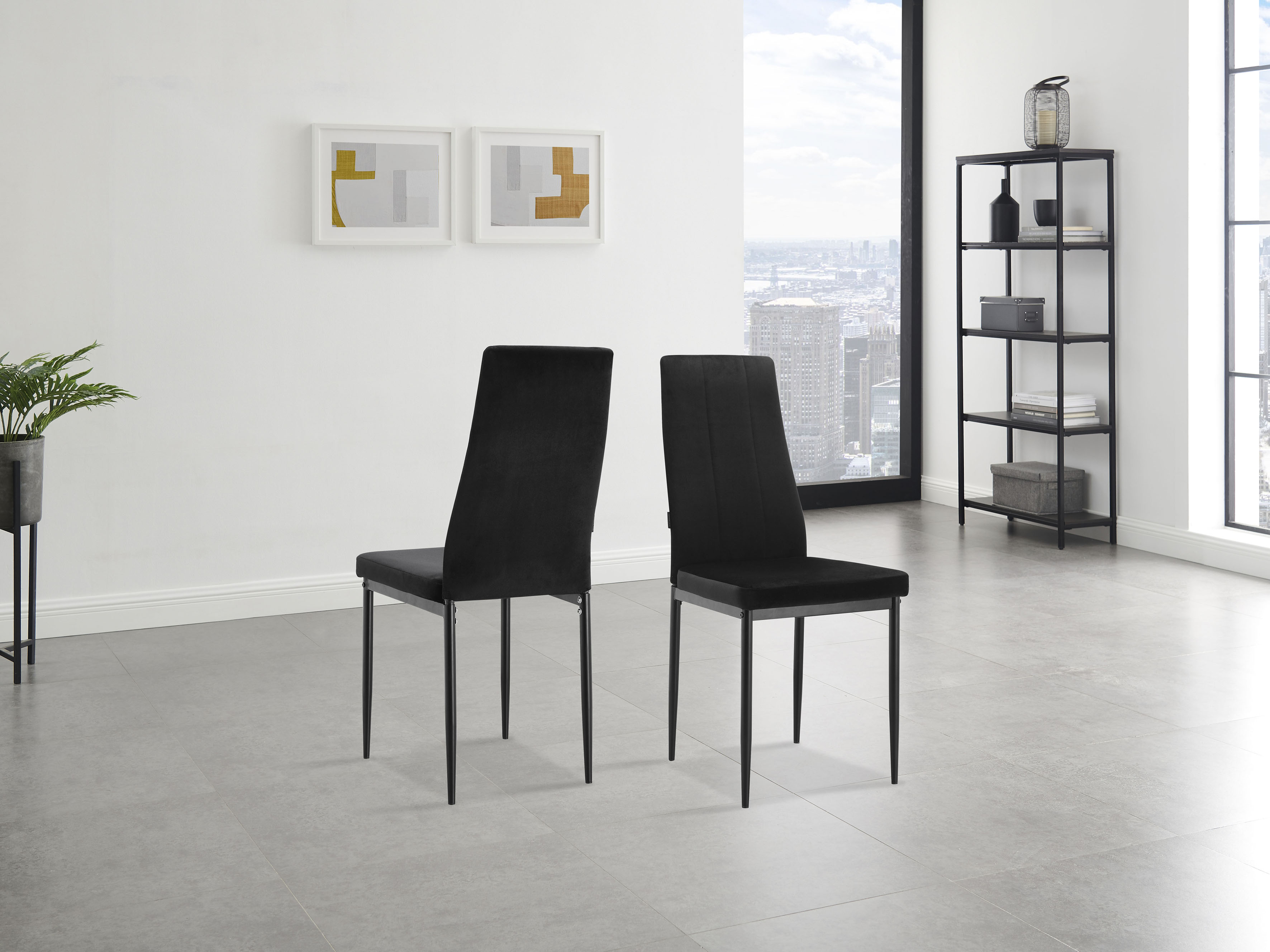 INOSIGN Esszimmerstuhl "Remus", (Set), 1 St., Samtvelours, im 1er,2er und 4 günstig online kaufen