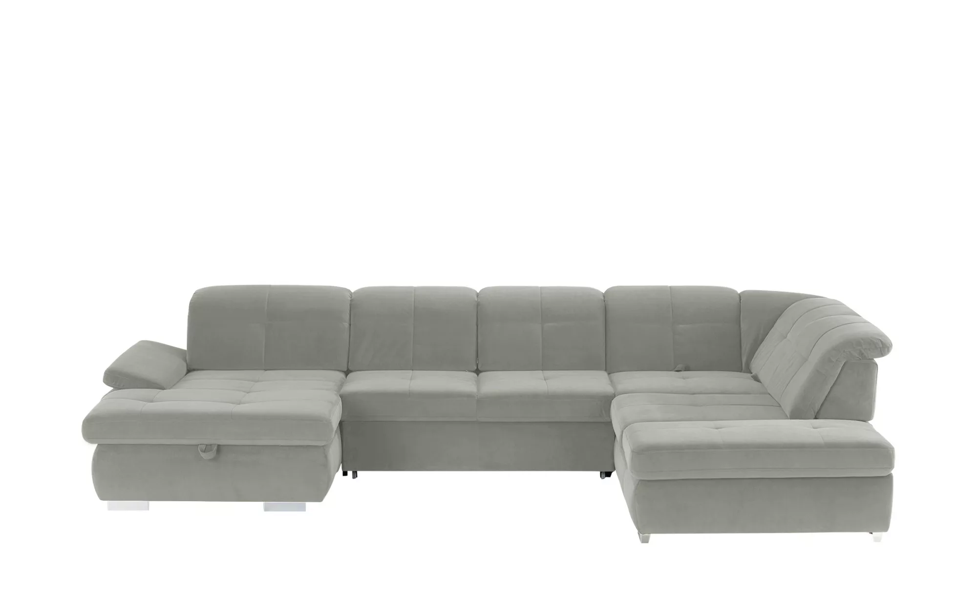 Lounge Collection Wohnlandschaft Mikrofaser  Affair ¦ grau ¦ Maße (cm): B: günstig online kaufen