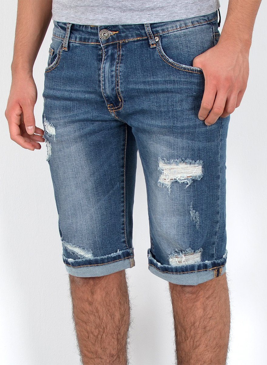 ESRA Jeansshorts Herren Sommerhose Jeans Shorts günstig online kaufen