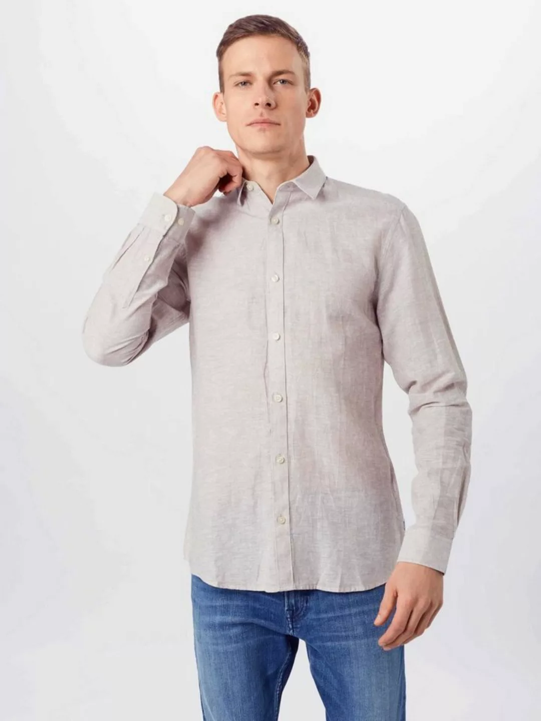 ONLY & SONS Langarmhemd ONSCAIDEN LS SOLID LINEN SHIRT NOOS günstig online kaufen