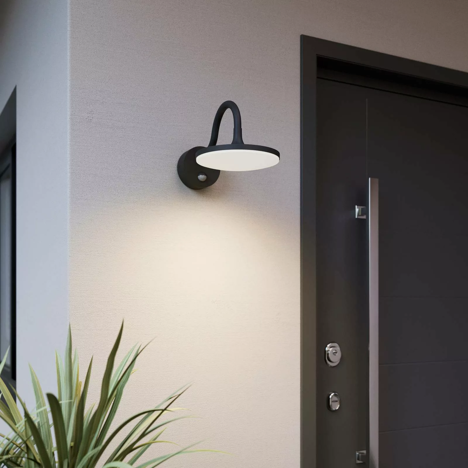 Arcchio Fineria LED-Außenwandleuchte mit Sensor günstig online kaufen