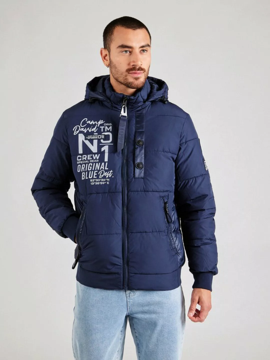 CAMP DAVID Steppjacke, mit Kapuze, mit abtrennbarer Kapuze günstig online kaufen