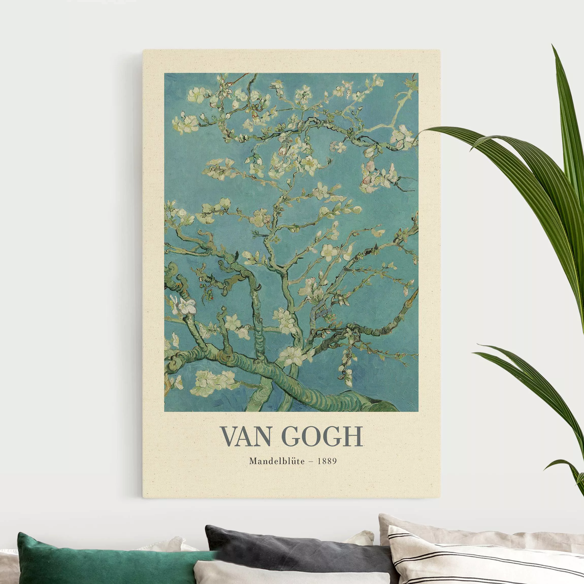 Leinwandbild auf Naturcanvas Vincent van Gogh - Mandelblüte - Museumseditio günstig online kaufen