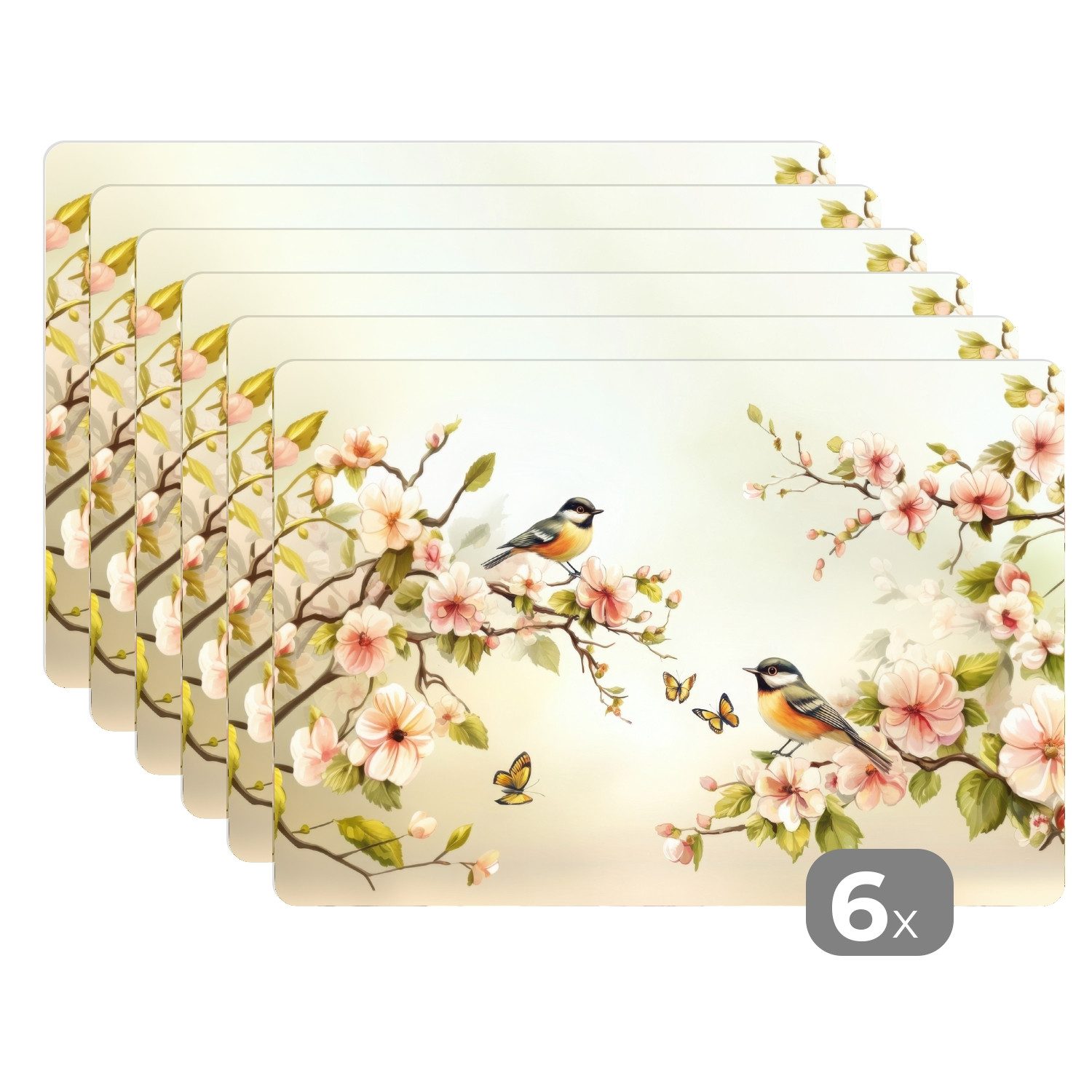 MuchoWow Platzset Äste - Blumen - günstig online kaufen