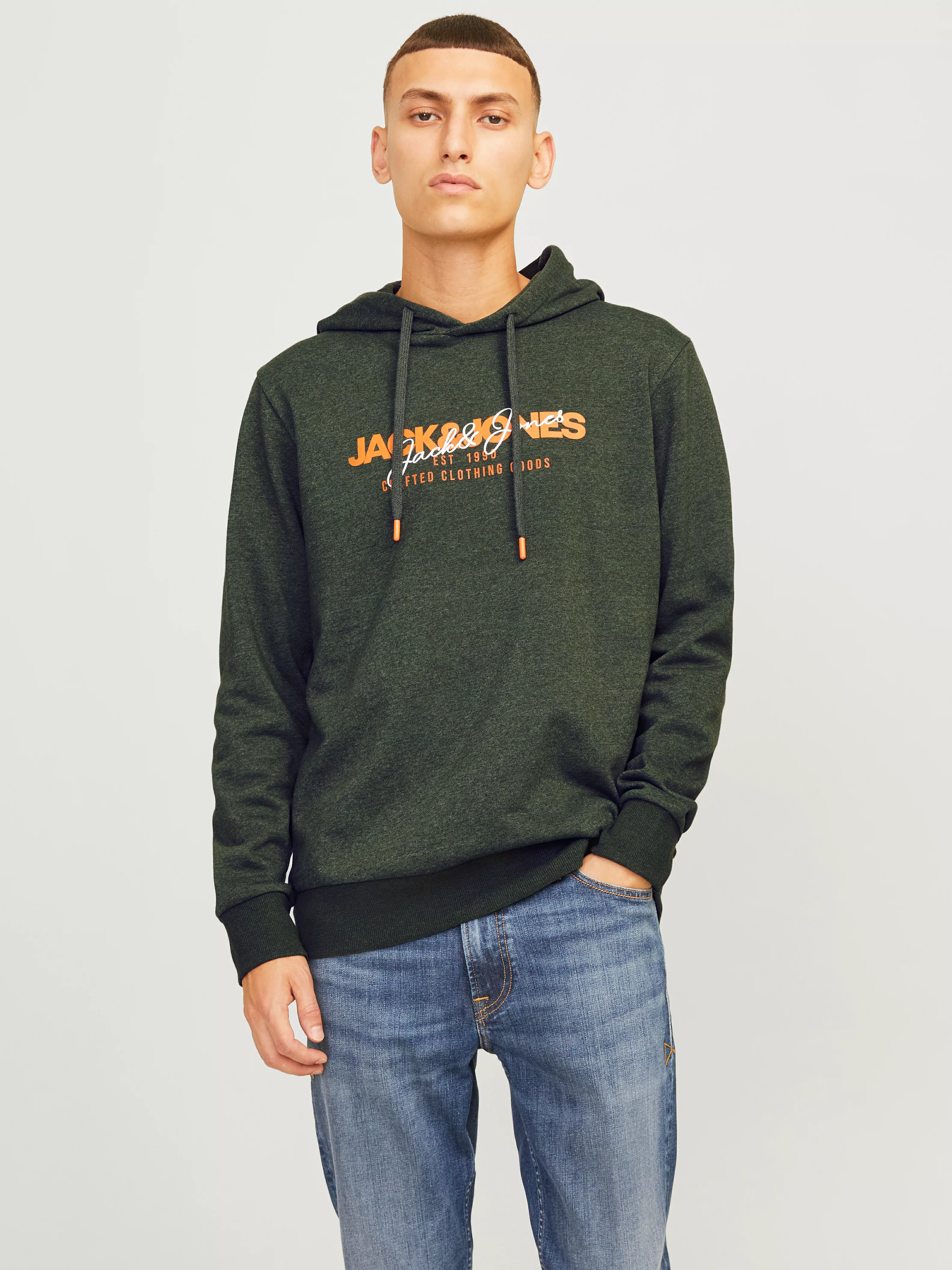 Jack & Jones Kapuzensweatshirt "JJALVIS SWEAT HOOD" günstig online kaufen