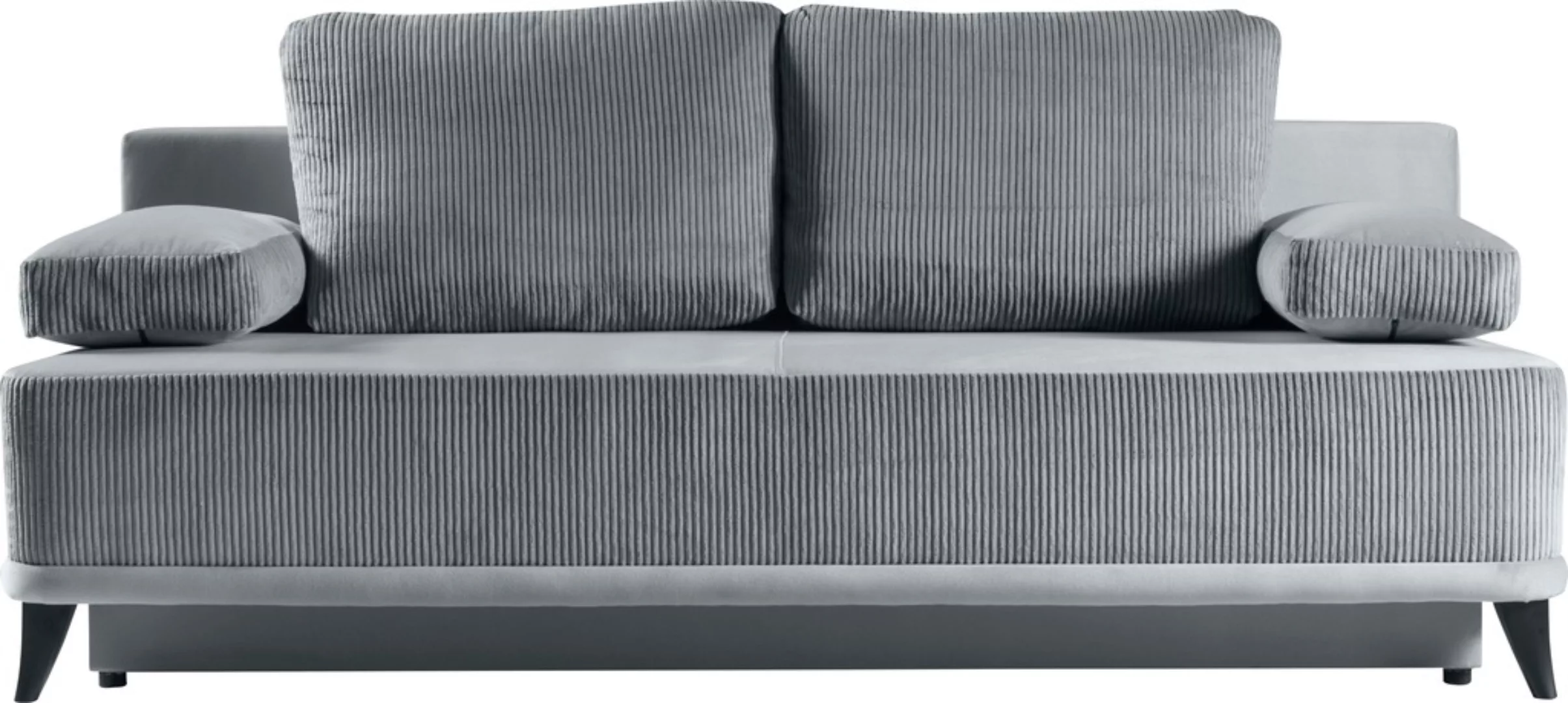 WERK2 Schlafsofa "Rosso", 2-Sitzer Sofa und Schlafcouch mit Federkern & Bet günstig online kaufen