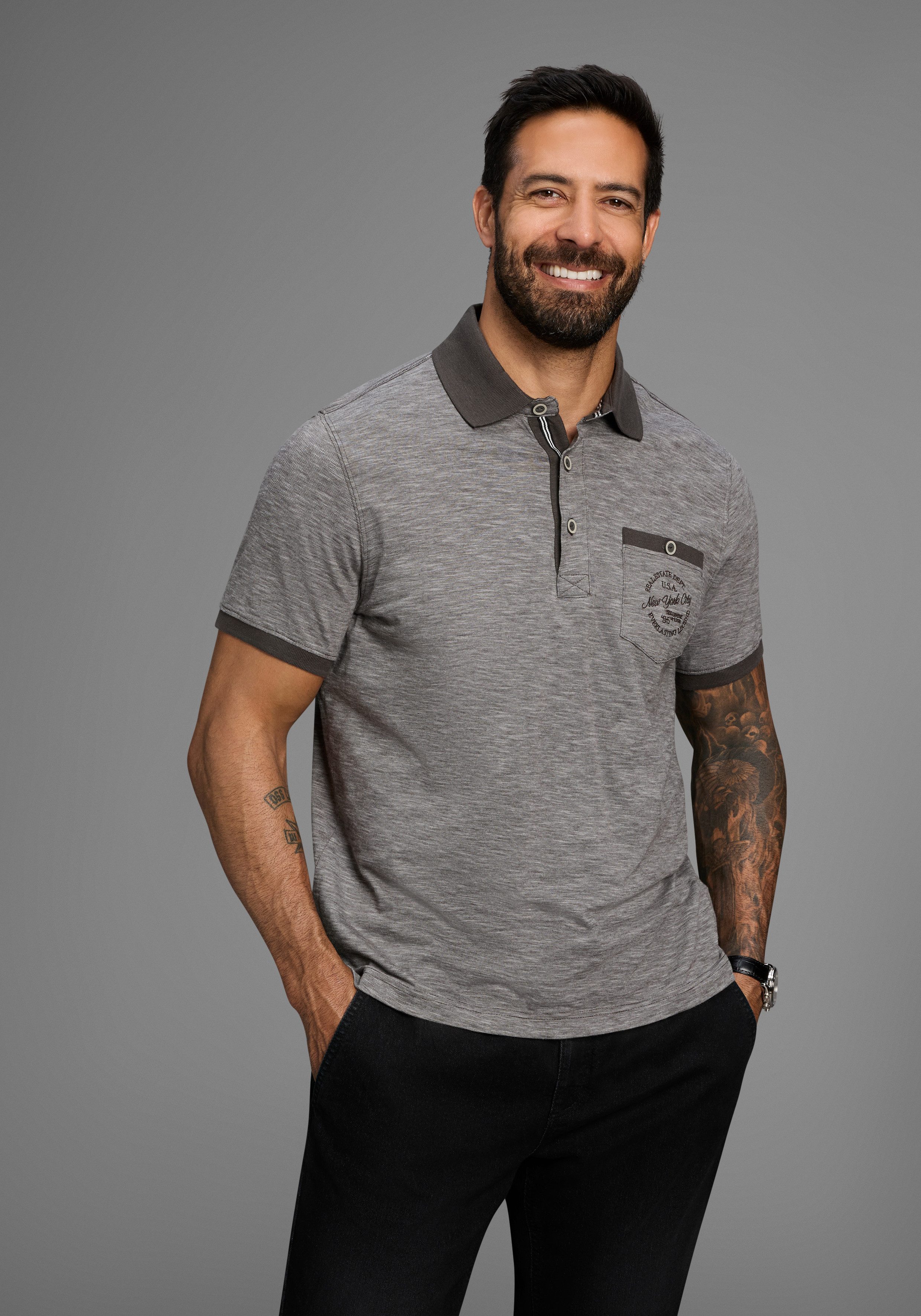 Man's World Poloshirt Kurzarm, Regular Fit, günstig online kaufen
