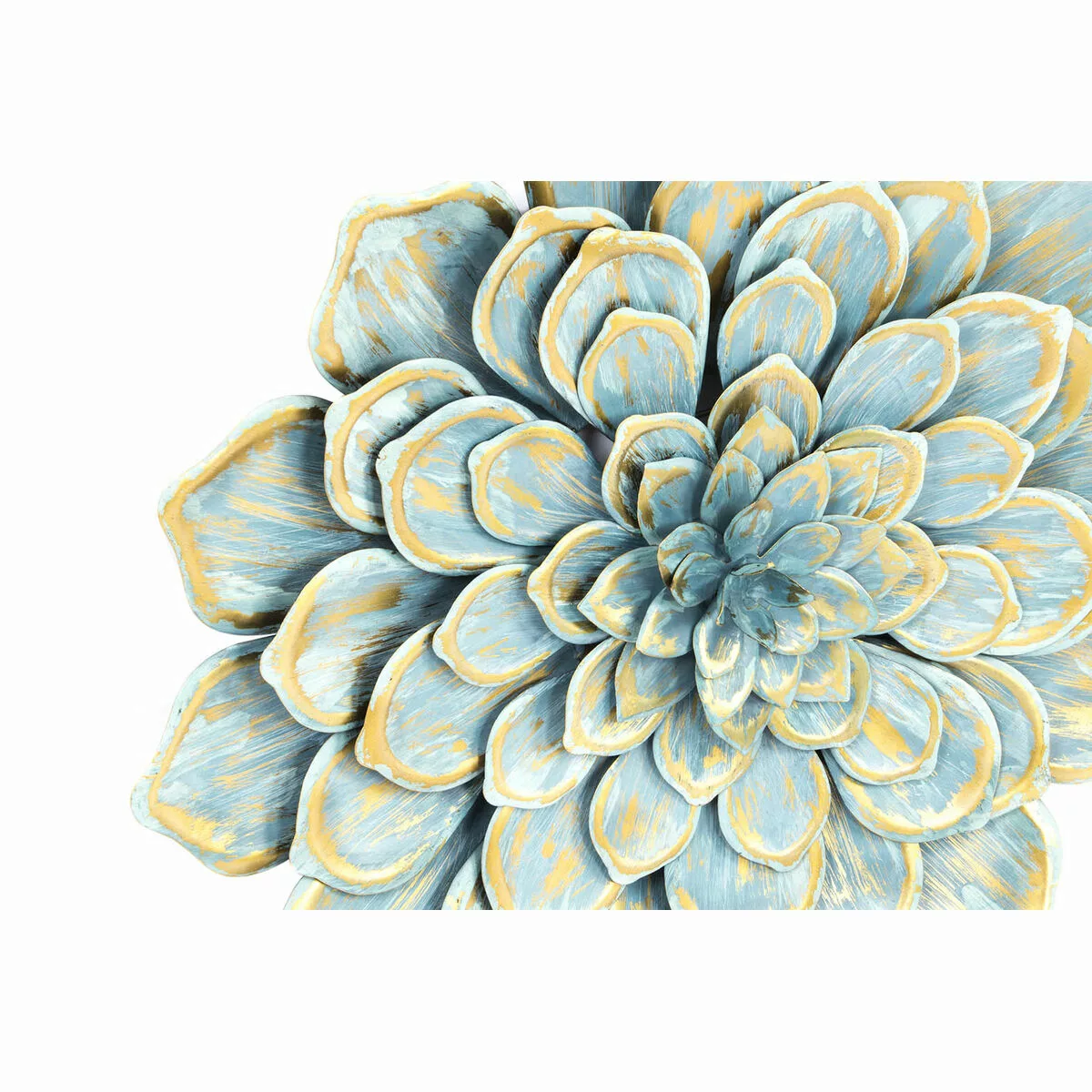 Wanddekoration Dkd Home Decor Blume Blau Metall Orange Shabby Chic (61 X 8 günstig online kaufen