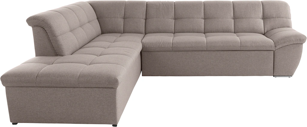 DOMO collection Ecksofa "Lagoa L-Form", wahlweise mit Bettfunktion, frei im günstig online kaufen