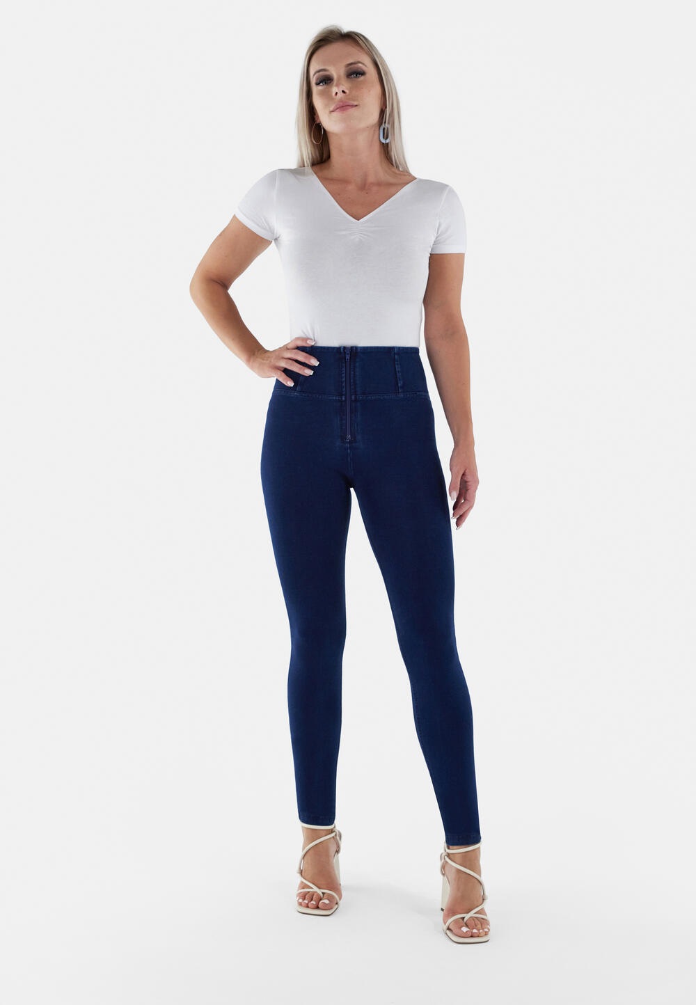 Freddy High-waist-Jeans, mit Reißverschluß günstig online kaufen