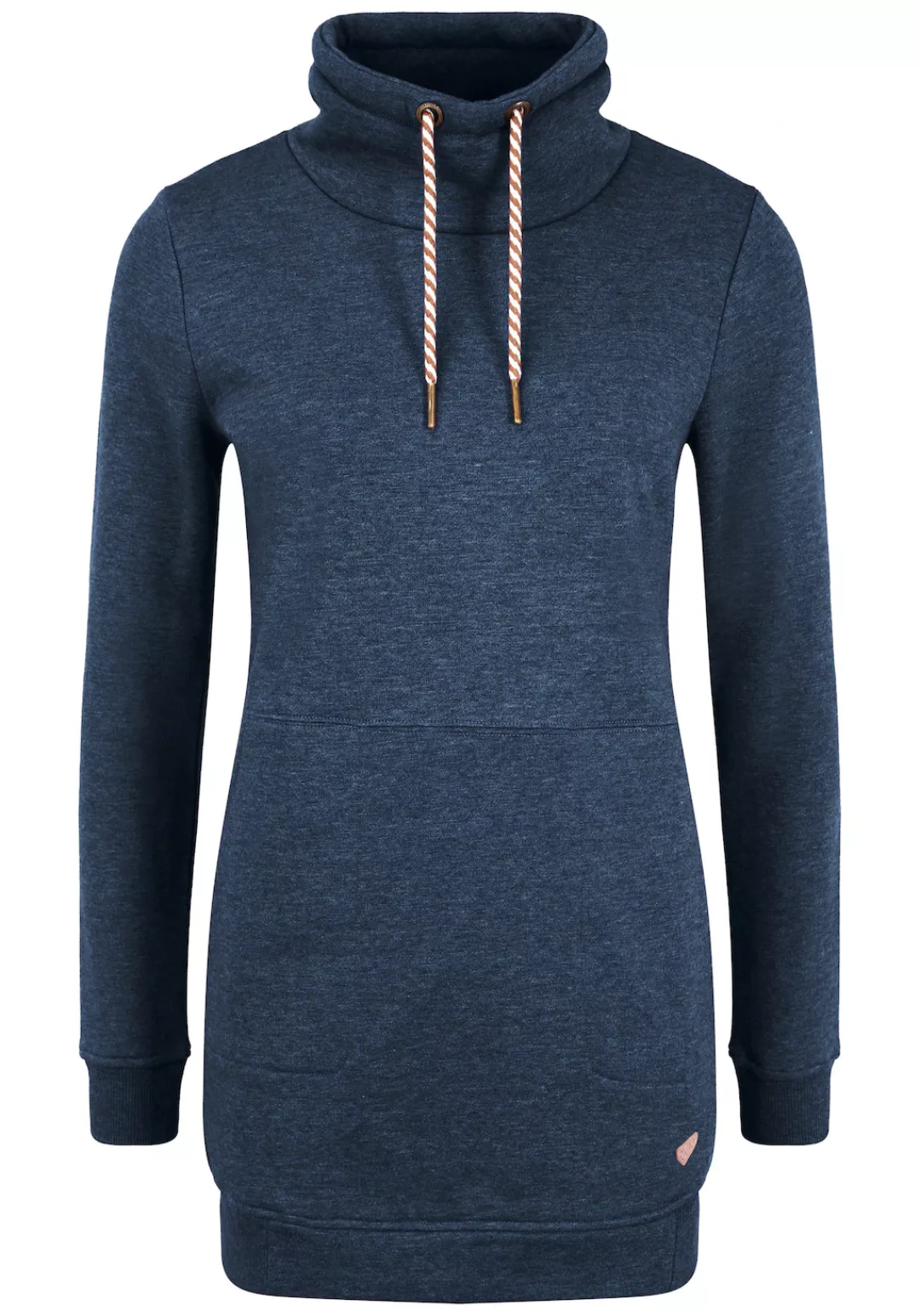 OXMO Hoodie OXVilma Sweatpullover lang geschnitten mit Kordelzug günstig online kaufen