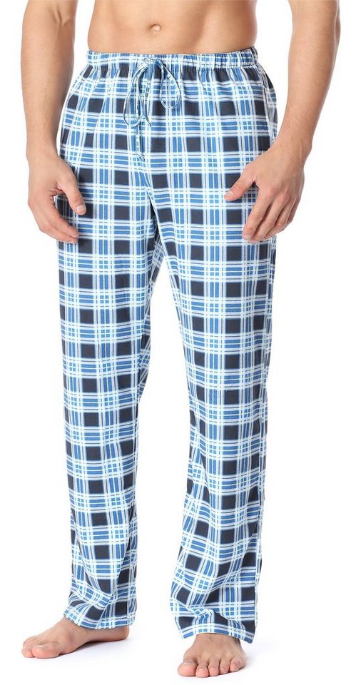 Timone Pyjamashorts Herren Schlafanzugshose Pyjamahose aus Baumwolle Nachtw günstig online kaufen