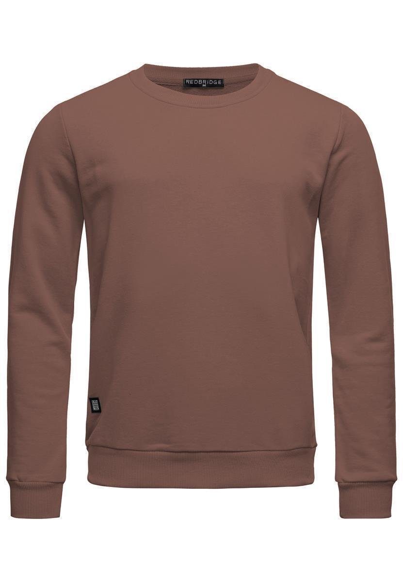 RedBridge Sweatshirt Basic Langarmshirt - Rundhals, günstig online kaufen
