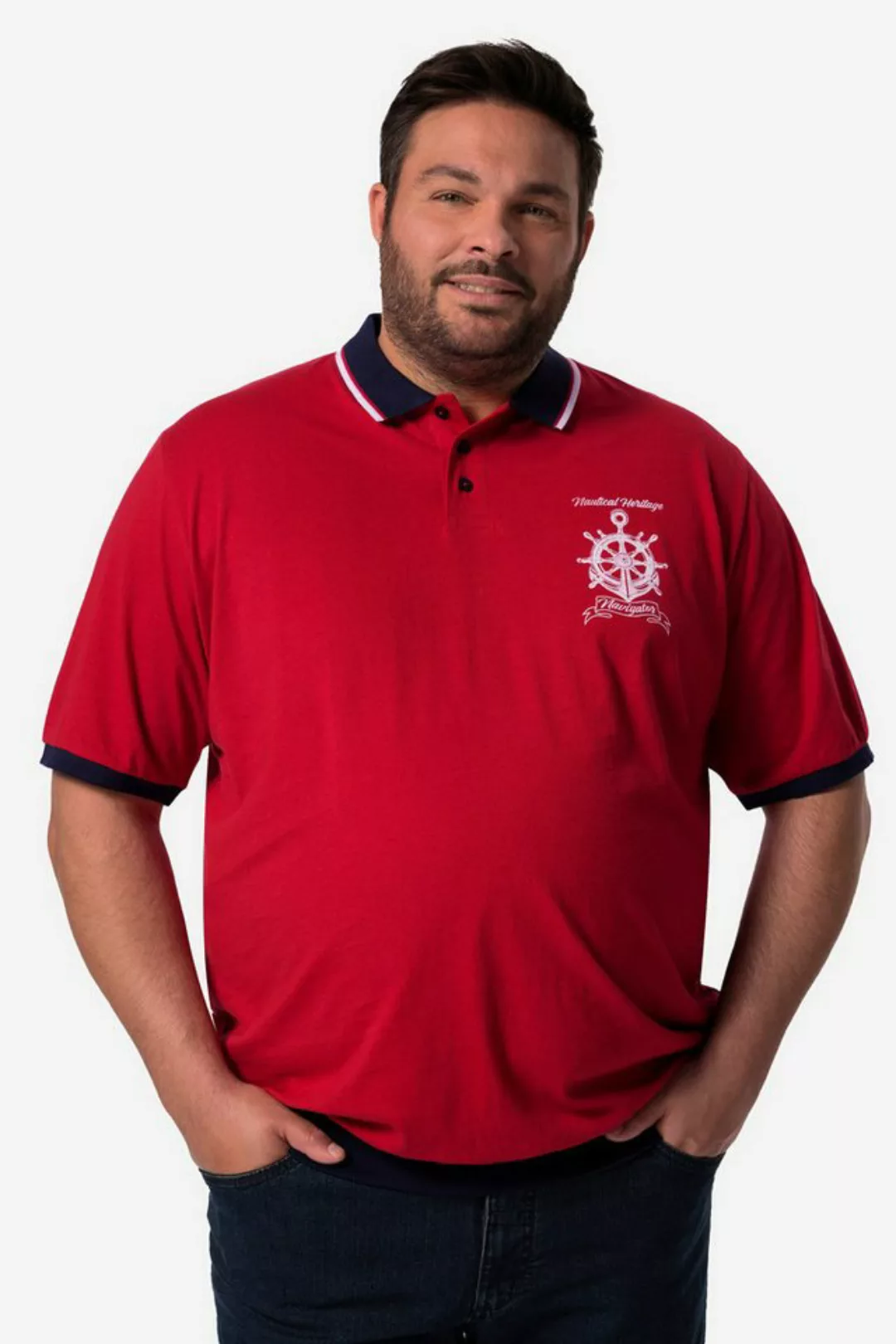 Men Plus Poloshirt Men+ Poloshirt Halbarm Bauchfit bis 84/86 günstig online kaufen