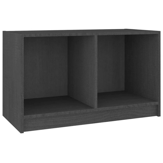 vidaXL TV-Schrank TV-Schrank Grau 70x33x42 cm Massivholz Kiefer Lowboard günstig online kaufen