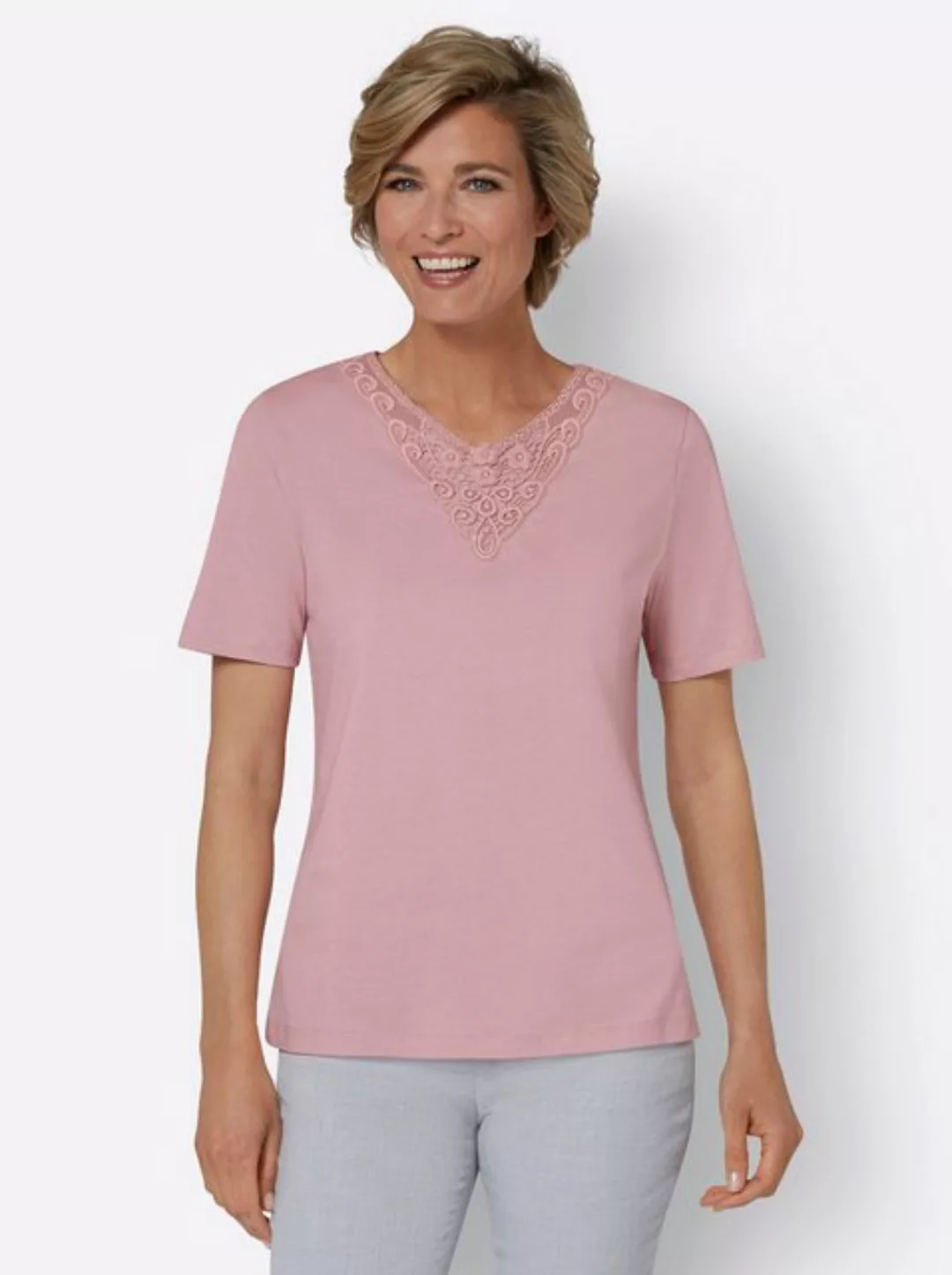 Sieh an! T-Shirt Spitzenshirt günstig online kaufen